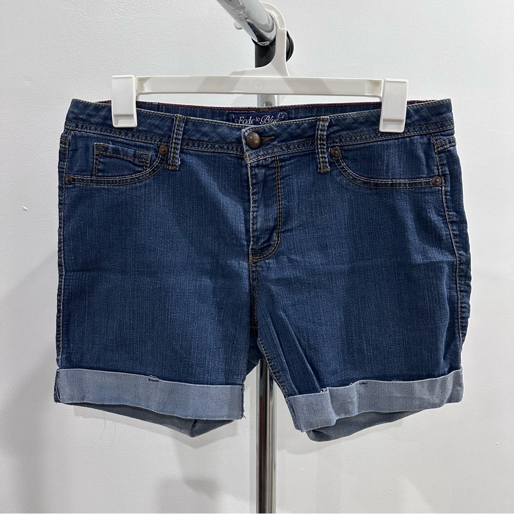 Fab'rik Dark Blue Women's Jean Shorts